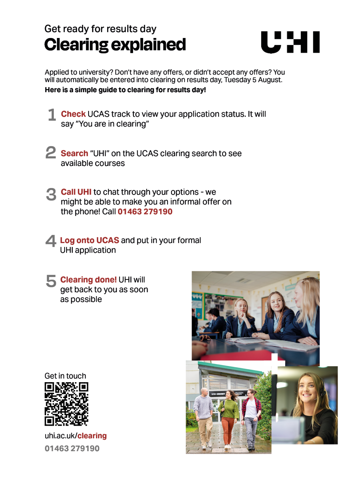 Clearing - Get ready for results day
